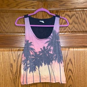 PINK Sunset Tank Top